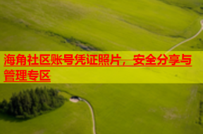海角社区账号凭证照片，安全分享与管理专区