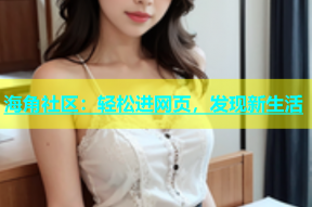 海角社区：轻松进网页，发现新生活