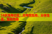 18岁海角社区：青年聚集地，分享生活，互动无限