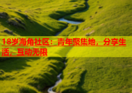 18岁海角社区：青年聚集地，分享生活，互动无限