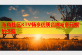 海角社区KTV畅享优质音响与多元娱乐体验