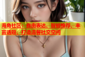 海角社区：自由表达、智能推荐、丰富话题，打造温馨社交空间