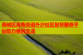 海城区海角街道外沙社区智慧服务平台助力便民生活