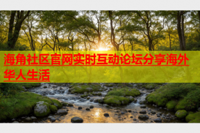 海角社区官网实时互动论坛分享海外华人生活