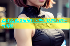 22485950海角社区热门话题互动平台揭秘