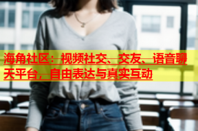 海角社区：视频社交、交友、语音聊天平台，自由表达与真实互动