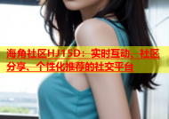 海角社区HJ15D：实时互动、社区分享、个性化推荐的社交平台