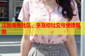注册海角社区，享互动社交与便捷服务