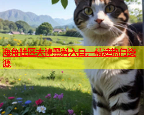 海角社区大神黑料入口，精选热门资源  第1张