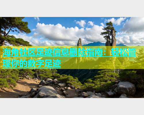 海角社区足迹信息删除指南：轻松管理你的数字足迹  第1张