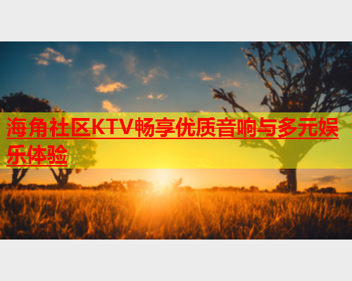 海角社区KTV畅享优质音响与多元娱乐体验  第1张