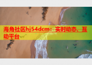 海角社区hj54dcm：实时动态、互动平台