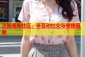 注册海角社区，享互动社交与便捷服务