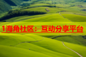 1海角社区：互动分享平台